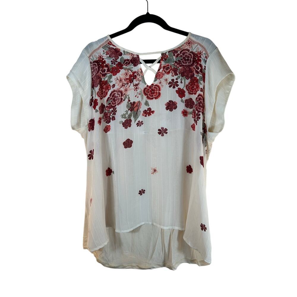 MAURICES Women’s Floral Blouse / Size: 1X